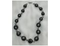 Black Swarovski necklace 